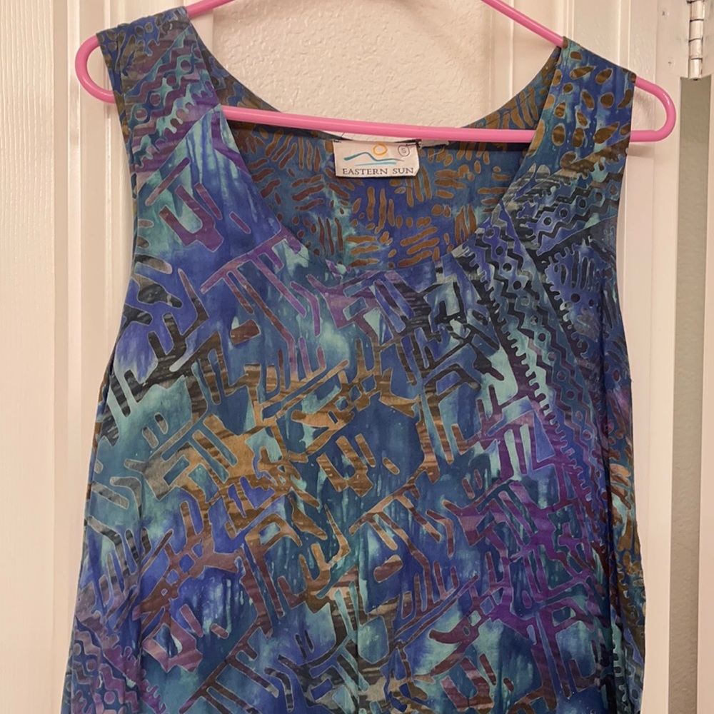 100 % Rayon dress with pockets overlay top layer